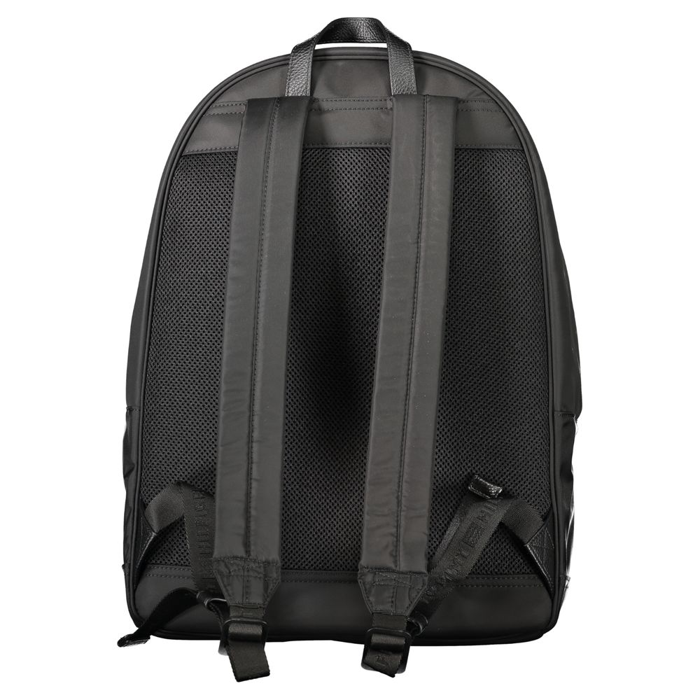 Tommy Hilfiger Black Polyester Backpack Tommy Hilfiger