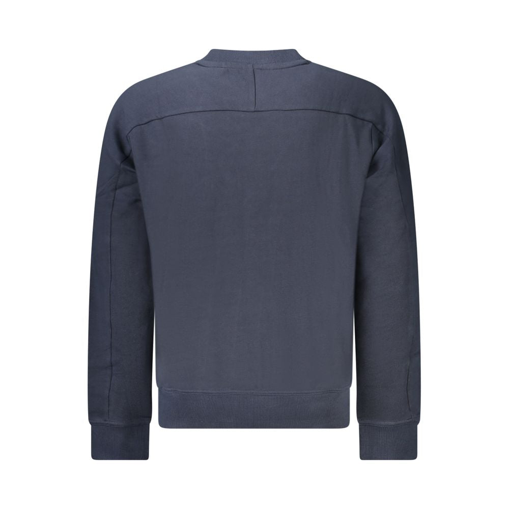 Hugo Boss Blue Cotton Sweater Hugo Boss