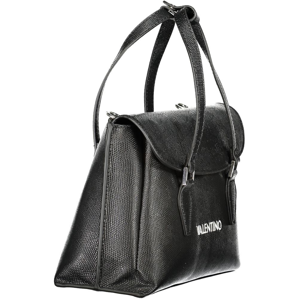 Mario Valentino Black Polyurethane Women Handbag Mario Valentino