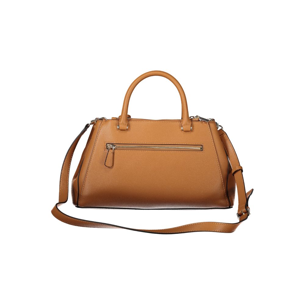 Guess Jeans Brown Polyethylene Handbag Guess Jeans