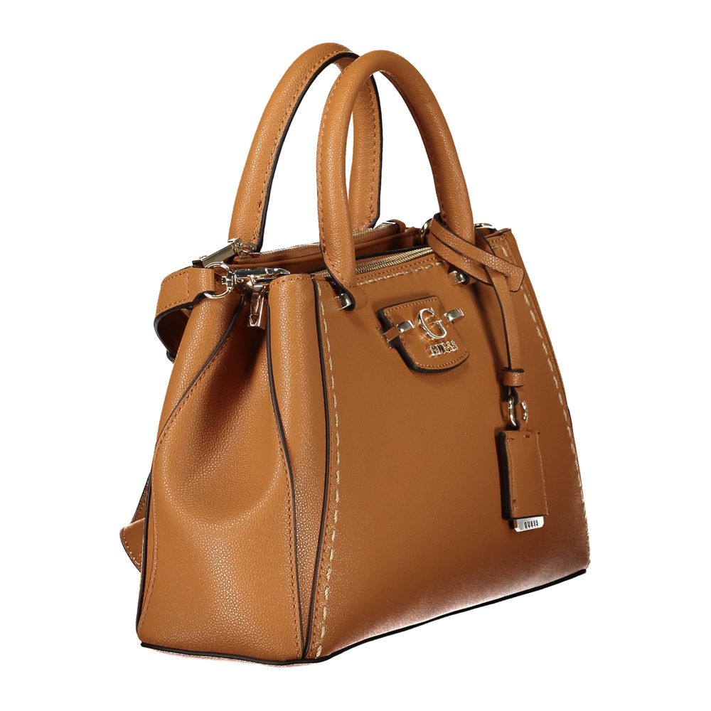 Guess Jeans Brown Polyethylene Handbag Guess Jeans