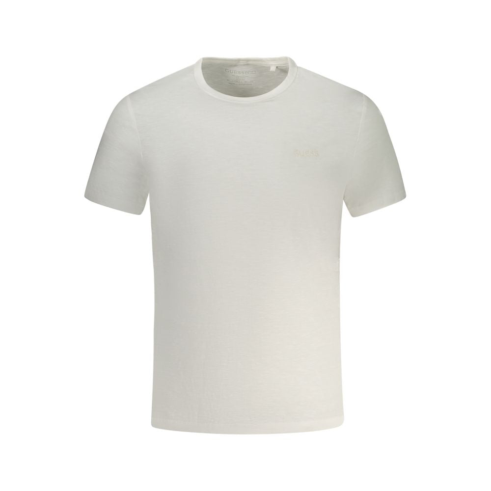 Guess Jeans White Cotton T-Shirt Guess Jeans