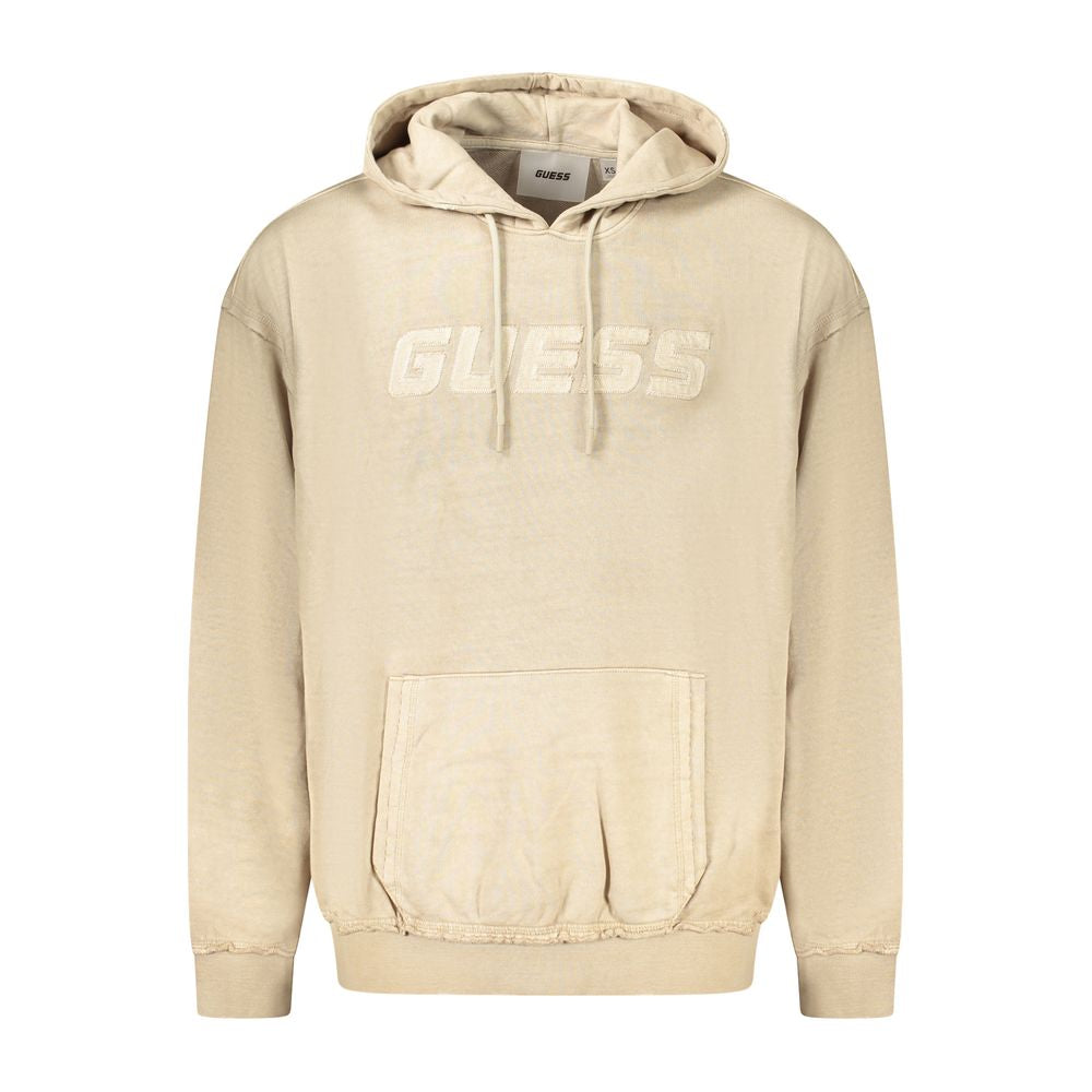 Guess Jeans Beige Cotton Sweater Guess Jeans