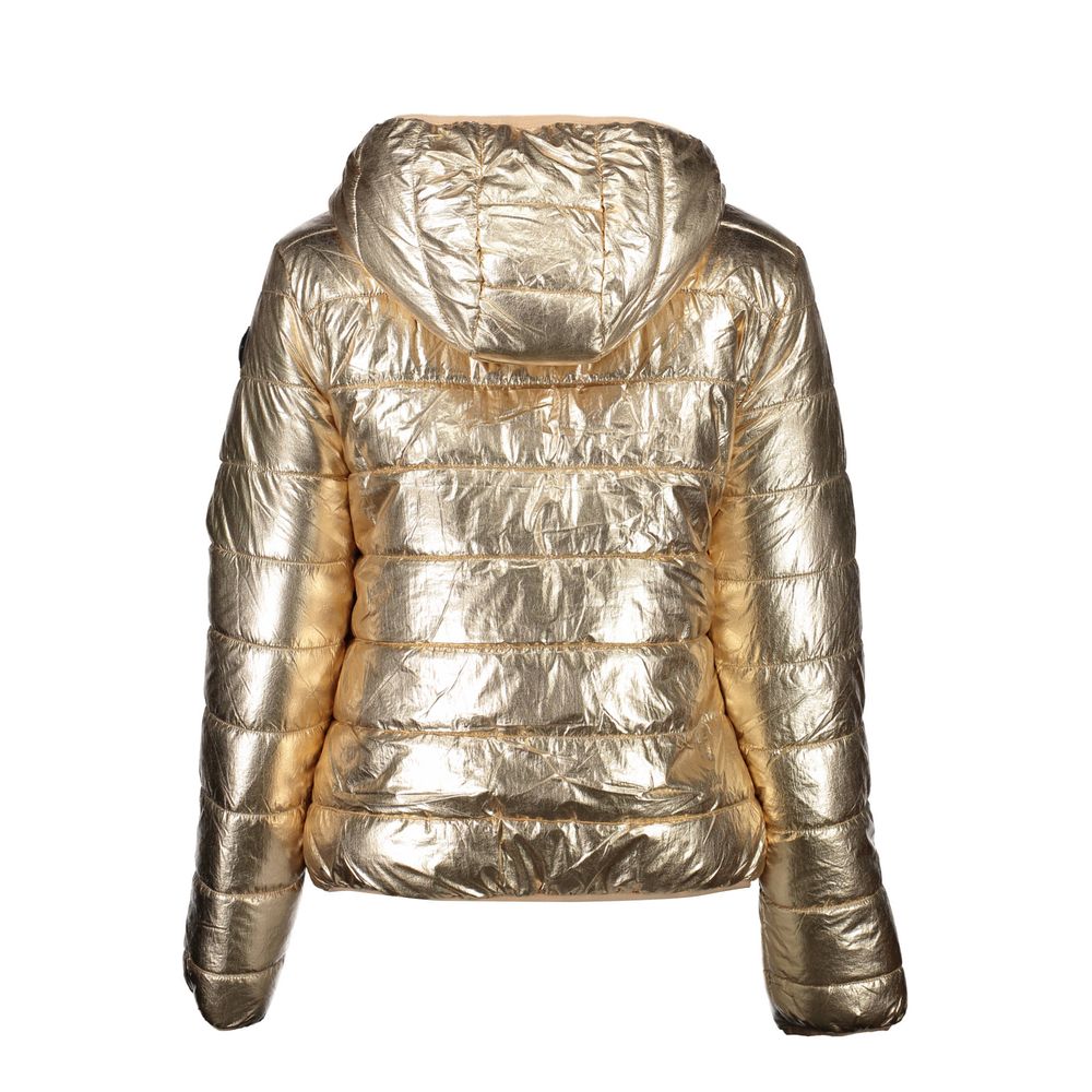 U.S. POLO ASSN. Gold Nylon Jackets & Coat U.S. POLO ASSN.