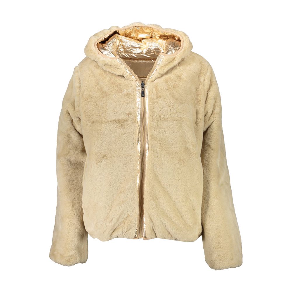 U.S. POLO ASSN. Gold Nylon Jackets & Coat U.S. POLO ASSN.