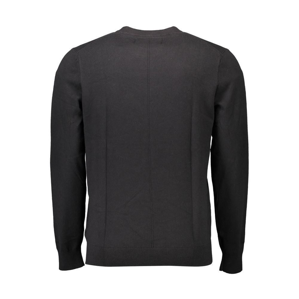 Calvin Klein Black Cotton Sweater Calvin Klein