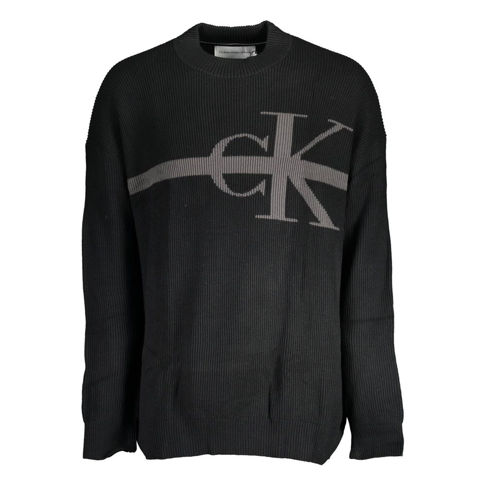 Calvin Klein Black Cotton Sweater Calvin Klein