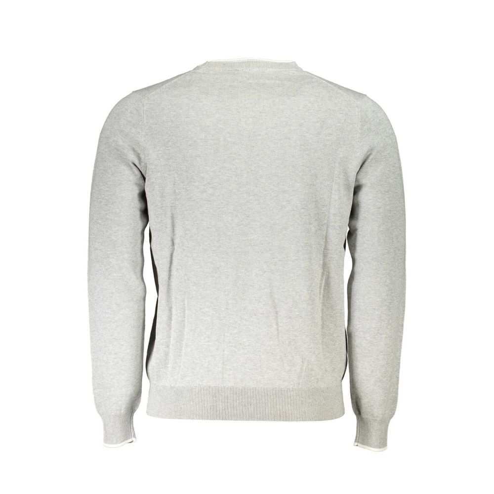 North Sails Gray Cotton Sweater North Sails