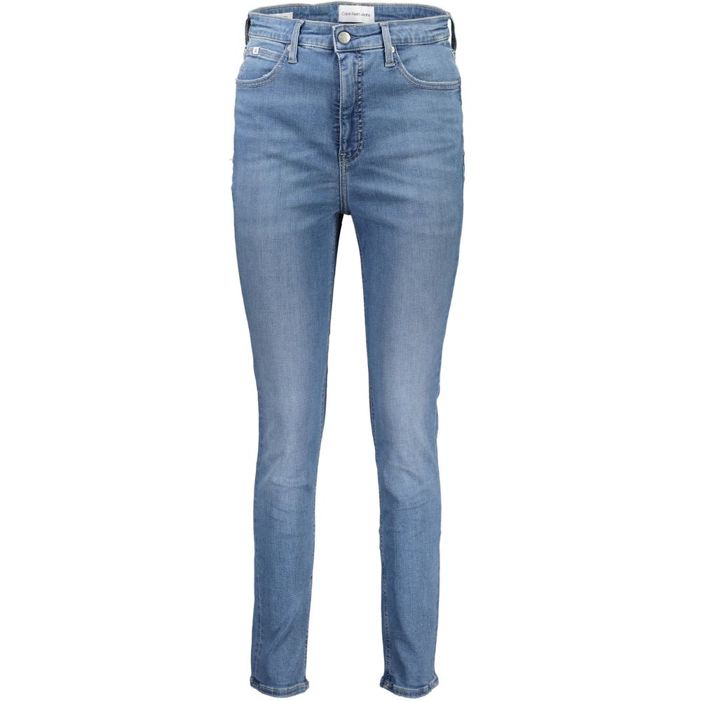 Calvin Klein Blue Cotton Jeans & Pant Calvin Klein