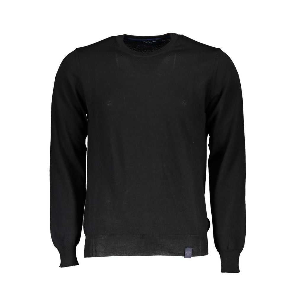 North Sails Black Fabric Sweater North Sails