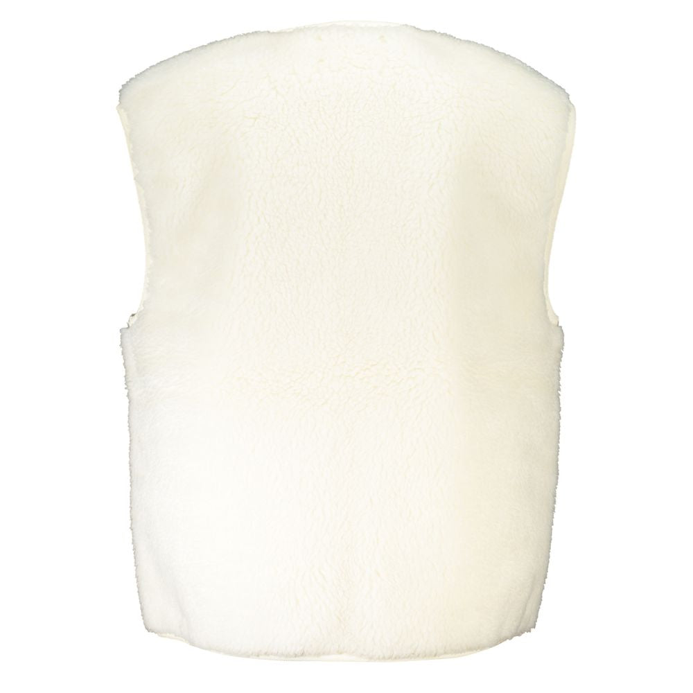 Calvin Klein White Polyester Jackets & Coat Calvin Klein