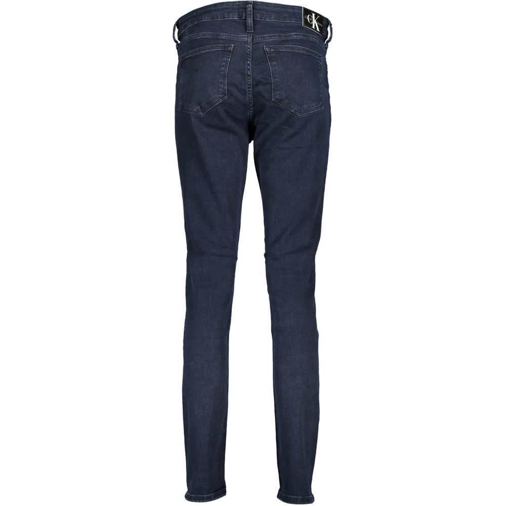 Calvin Klein Blue Cotton Jeans & Pant Calvin Klein