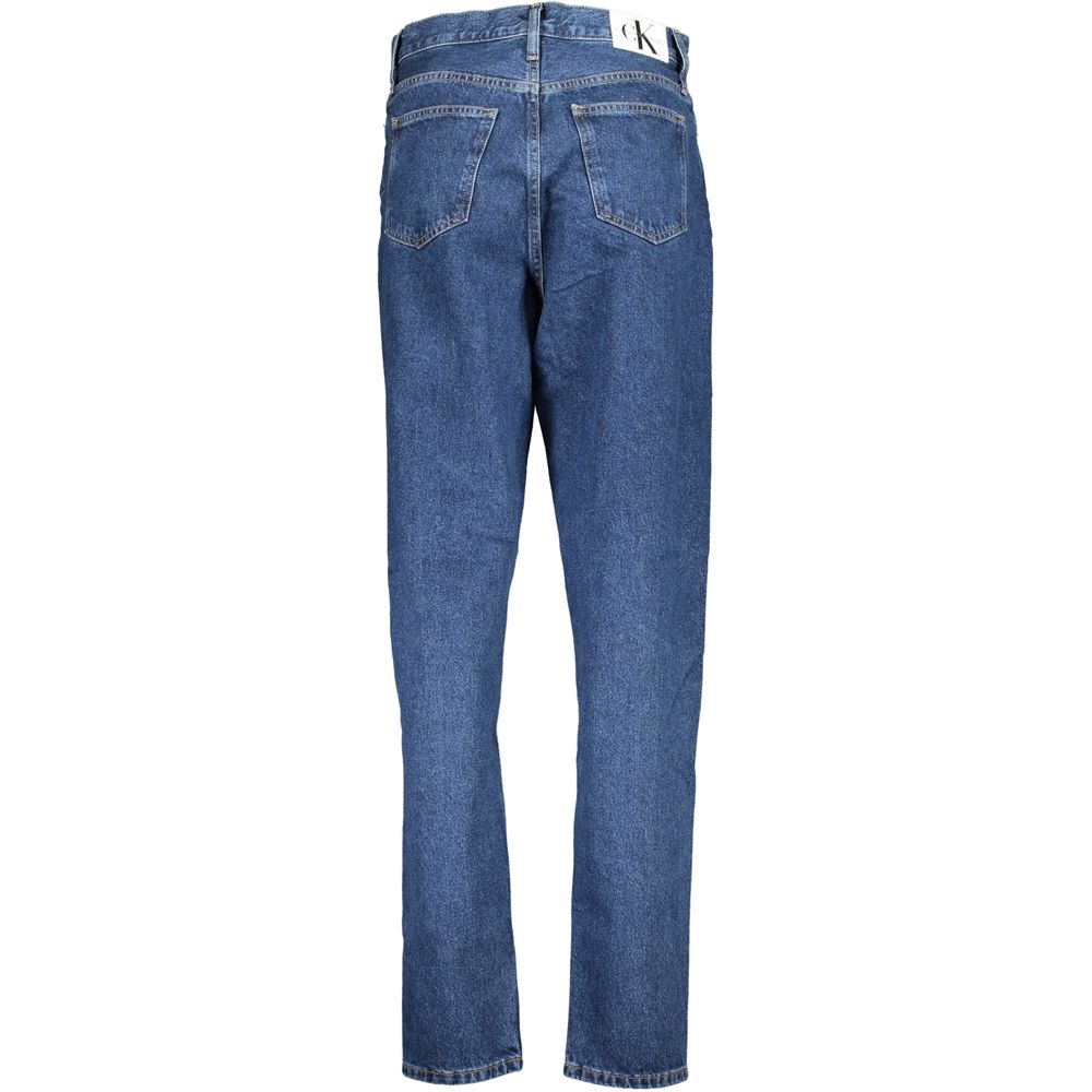 Calvin Klein Blue Cotton Jeans & Pant Calvin Klein