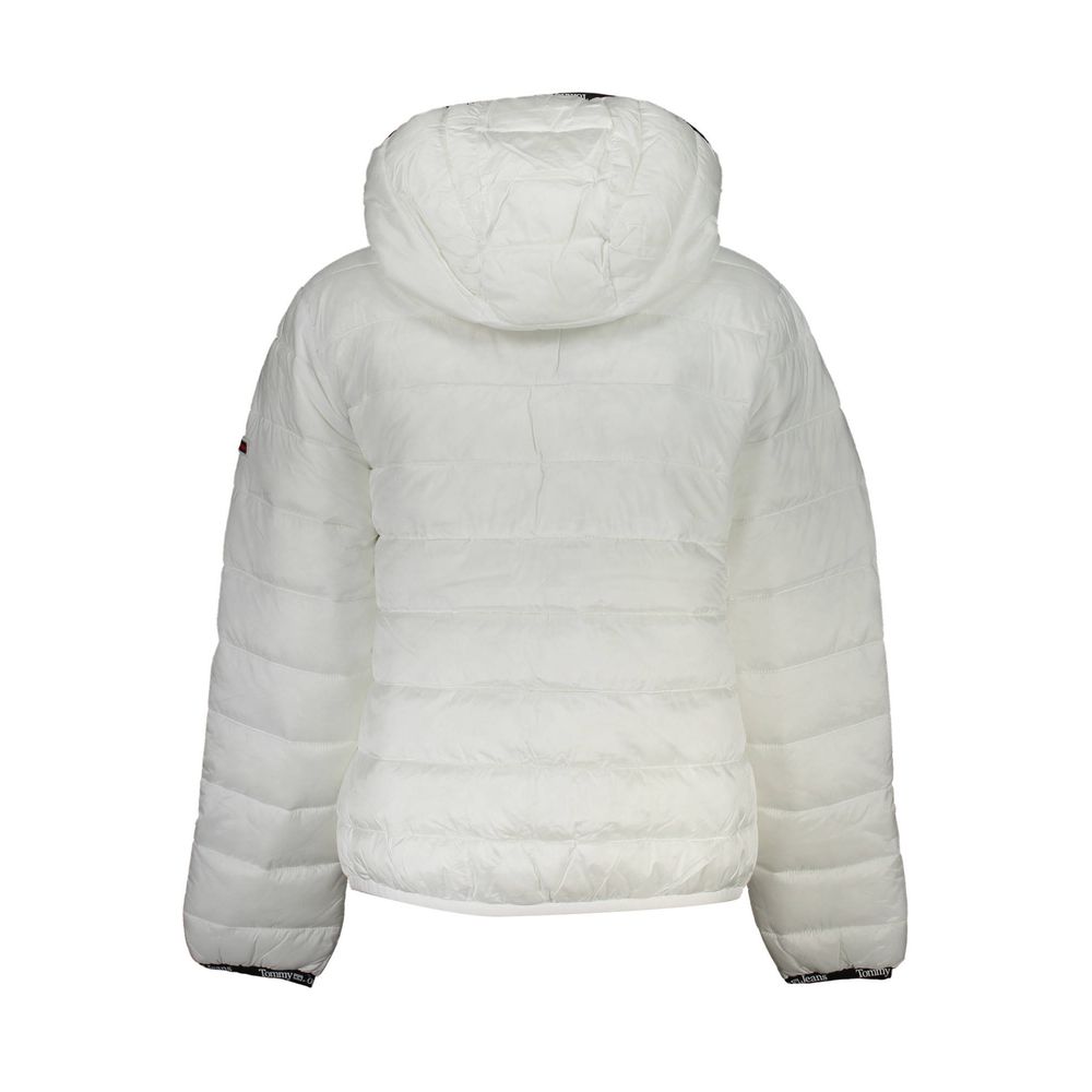 Tommy Hilfiger White Polyester Jackets & Coat Tommy Hilfiger