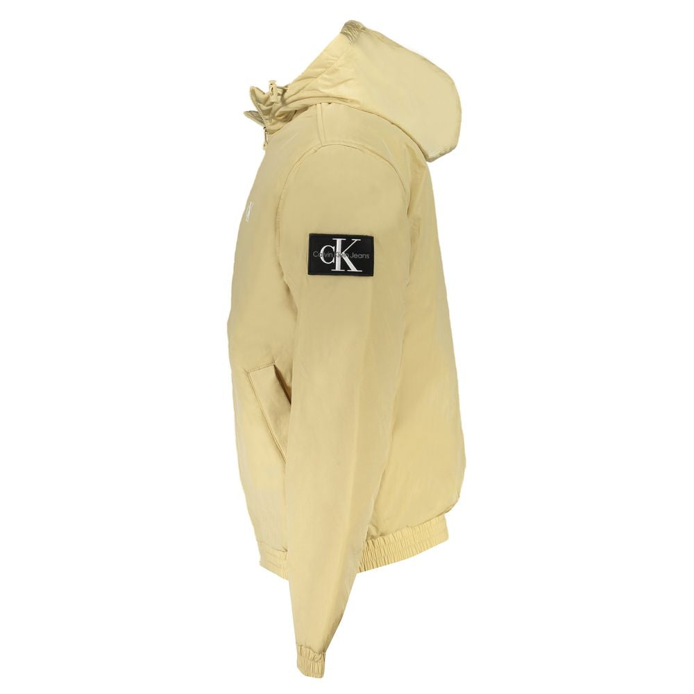 Calvin Klein Beige Polyester Jacket Calvin Klein