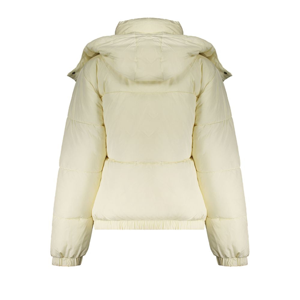 Fila Beige Polyester Jackets & Coat Fila