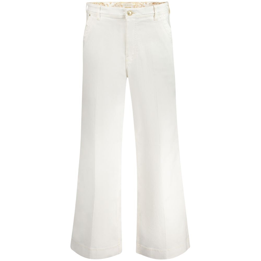 Guess Jeans White Cotton Jeans & Pant Guess Jeans