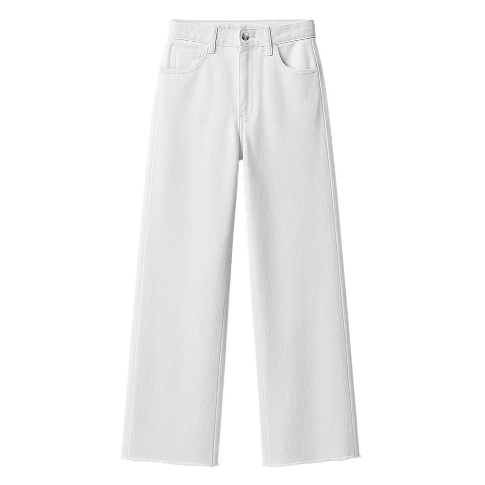 Hinnominate White Cotton Jeans & Pant Hinnominate