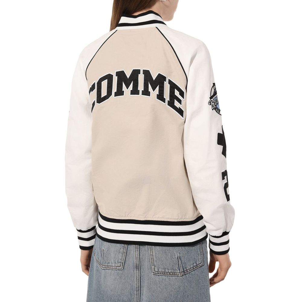 Comme Des Fuckdown Beige Cotton Jackets & Coat Comme Des Fuckdown