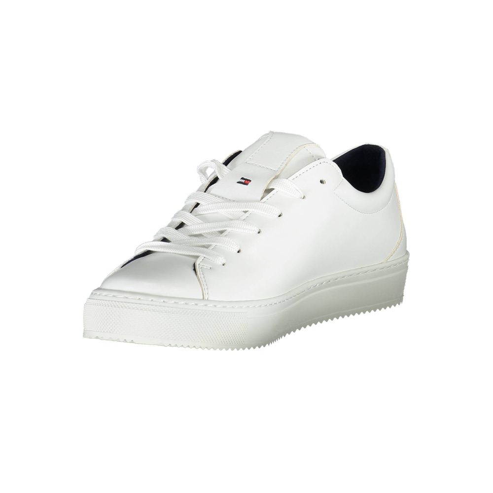 Tommy Hilfiger White Synthetic Sneaker Tommy Hilfiger