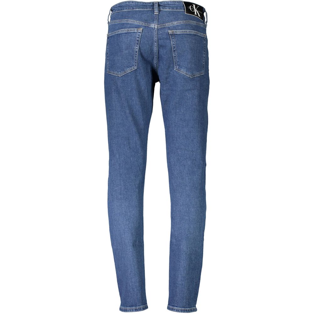 Calvin Klein Blue Cotton Jeans & Pant Calvin Klein