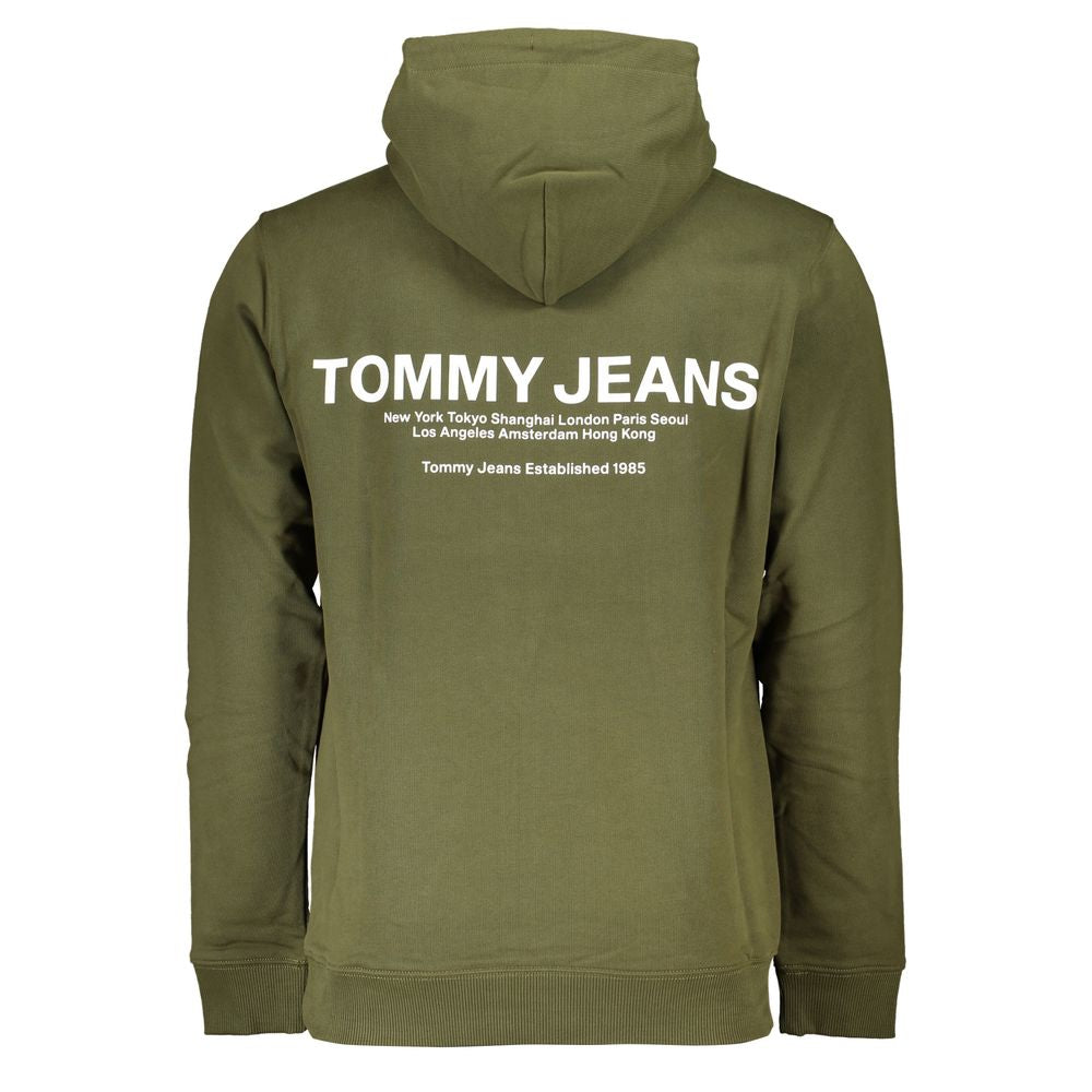 Tommy Hilfiger Green Cotton Sweater Tommy Hilfiger