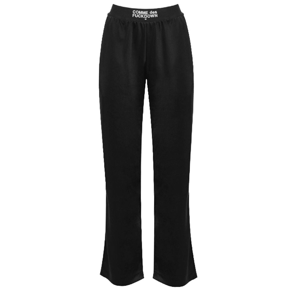 Comme Des Fuckdown Black Polyester Jeans & Pant Comme Des Fuckdown