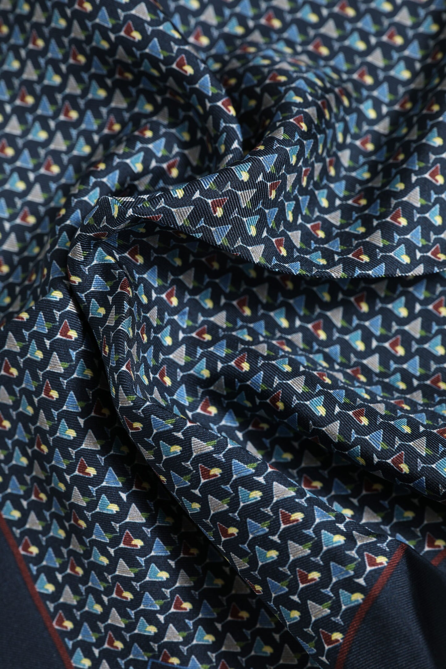 Dolce & Gabbana Blue Cocktail Silk Square Foulard Scarf Dolce & Gabbana