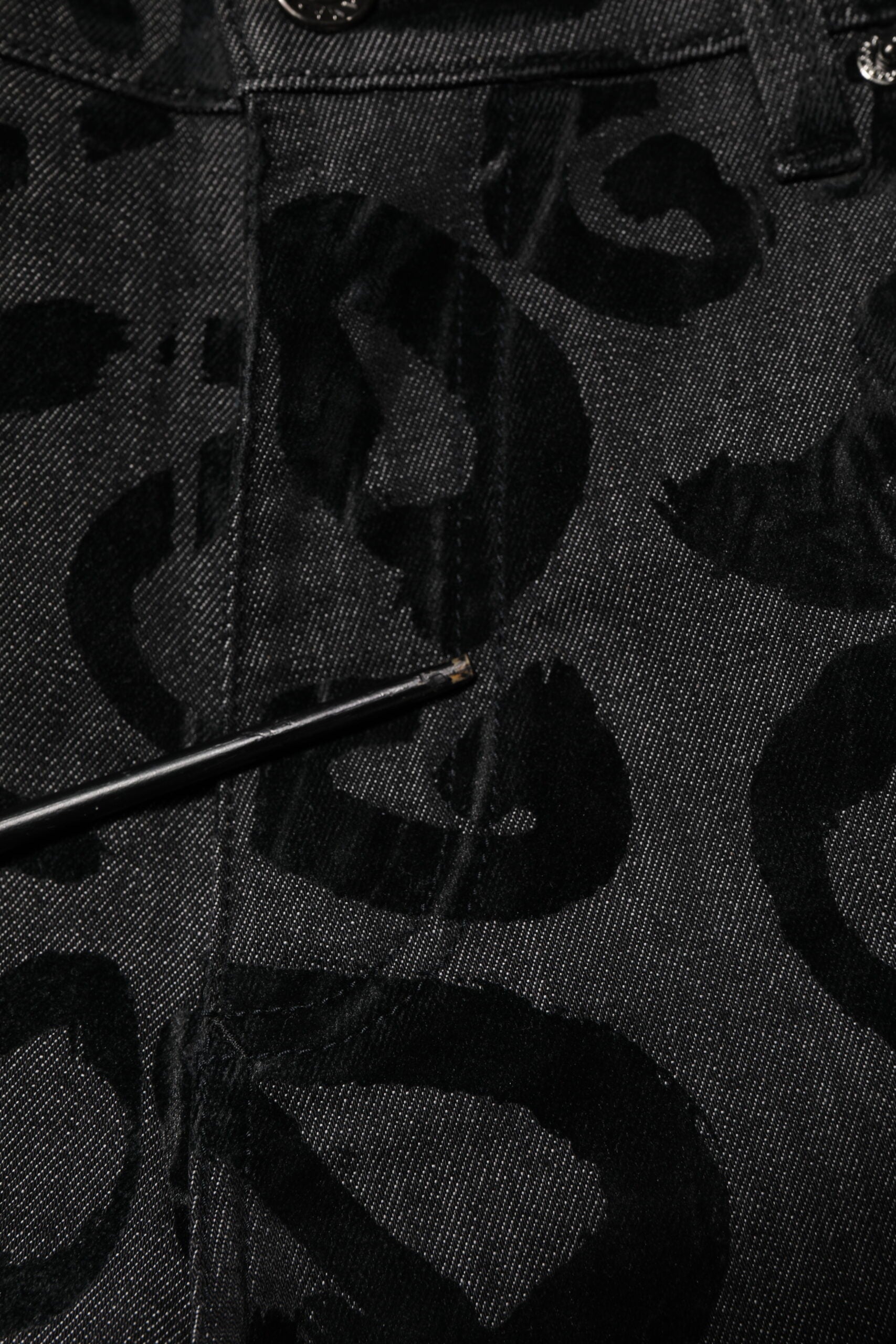 Dolce & Gabbana Gray Cotton DG Logo Straight Men Denim Jeans Dolce & Gabbana