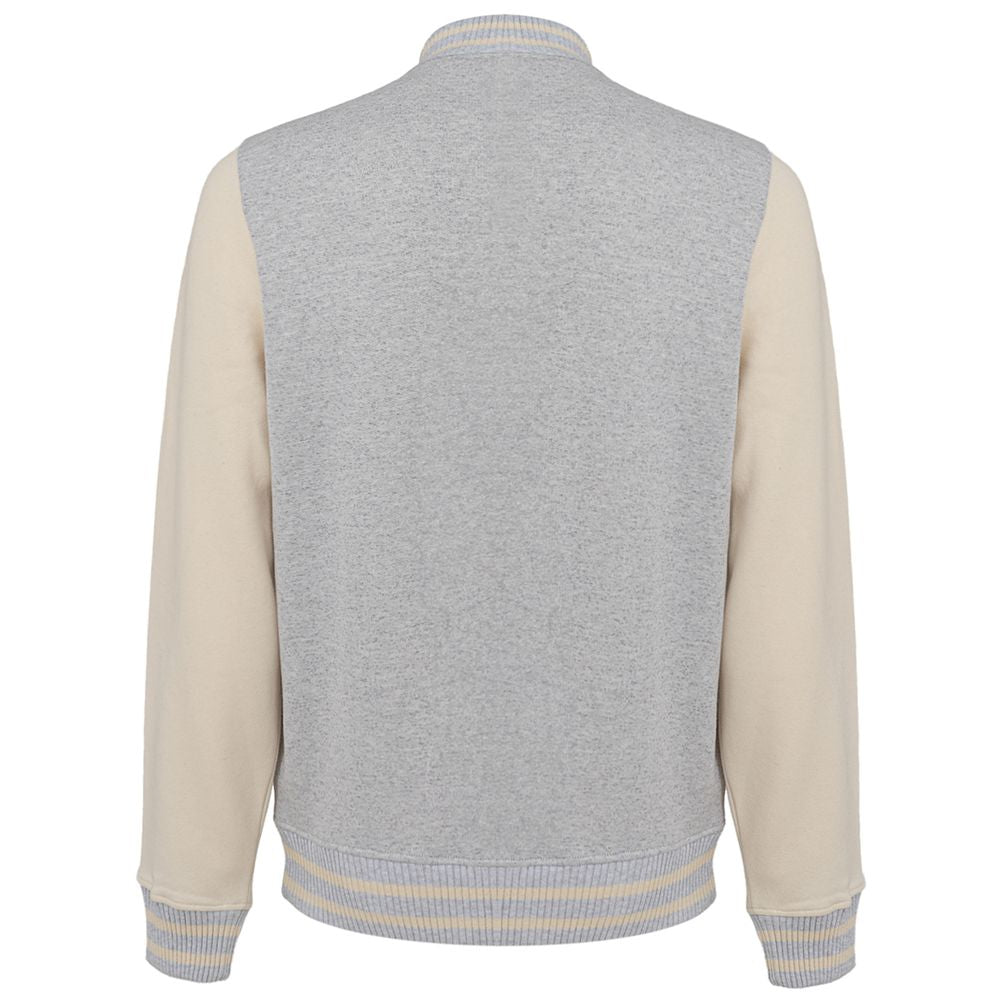 Gran Sasso Gray Cotton Jackets & Coat Gran Sasso
