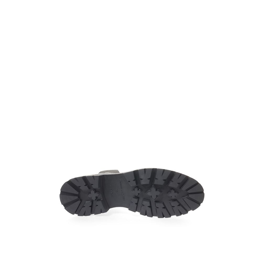 Alexander McQueen Black And White Leather Boot Alexander McQueen