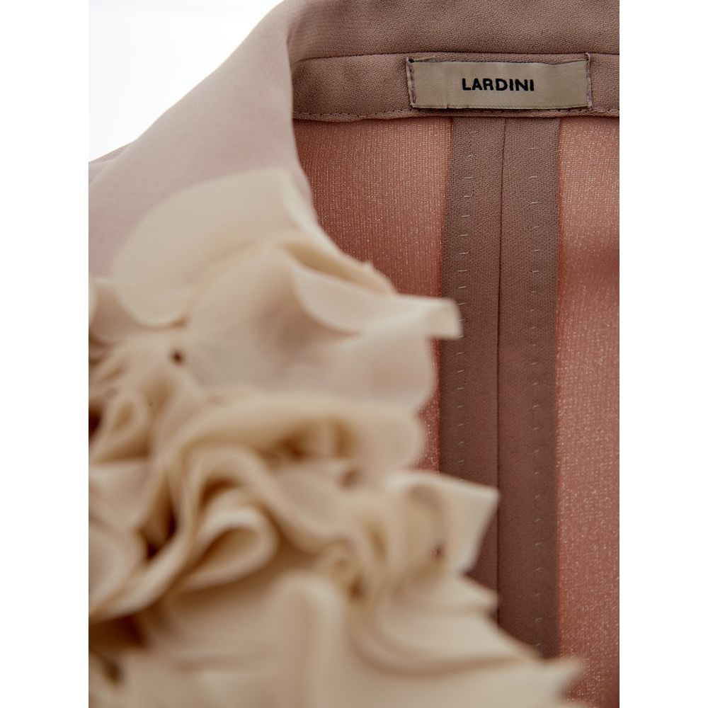 Lardini Gray Polyester Jackets & Coat Lardini