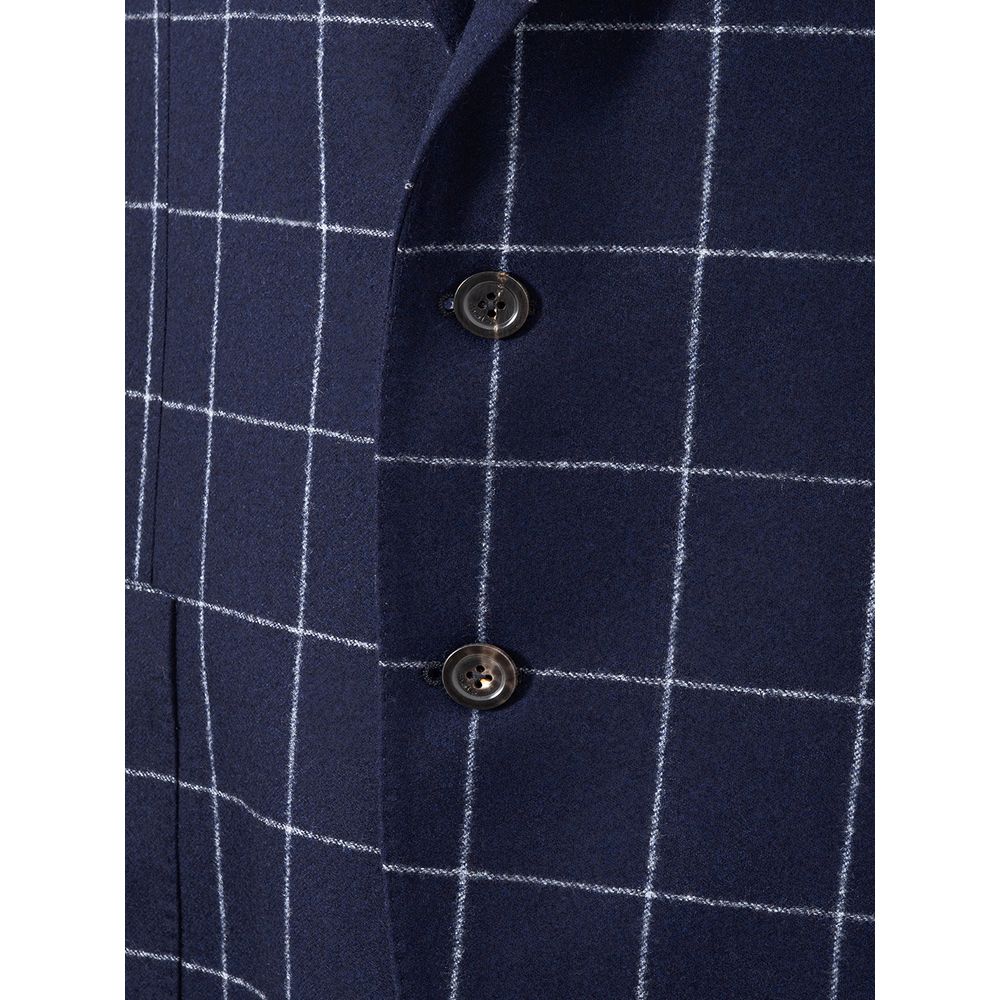 Malo Blue Wool Blazer Malo