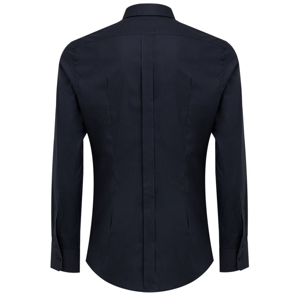 Dolce & Gabbana Blue Cotton Shirt Dolce & Gabbana