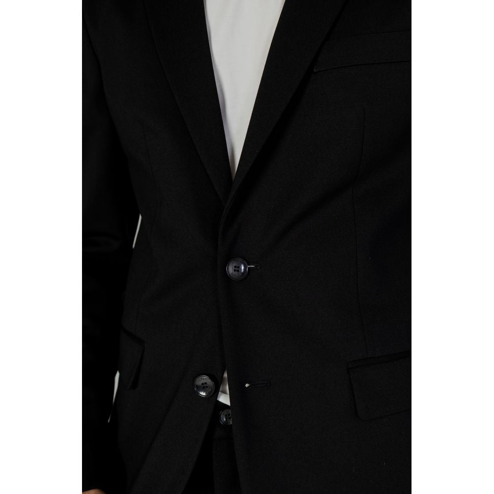 Antony Morato Black Polyester Blazer Antony Morato