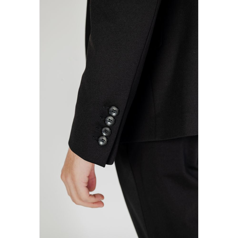 Antony Morato Black Polyester Blazer Antony Morato