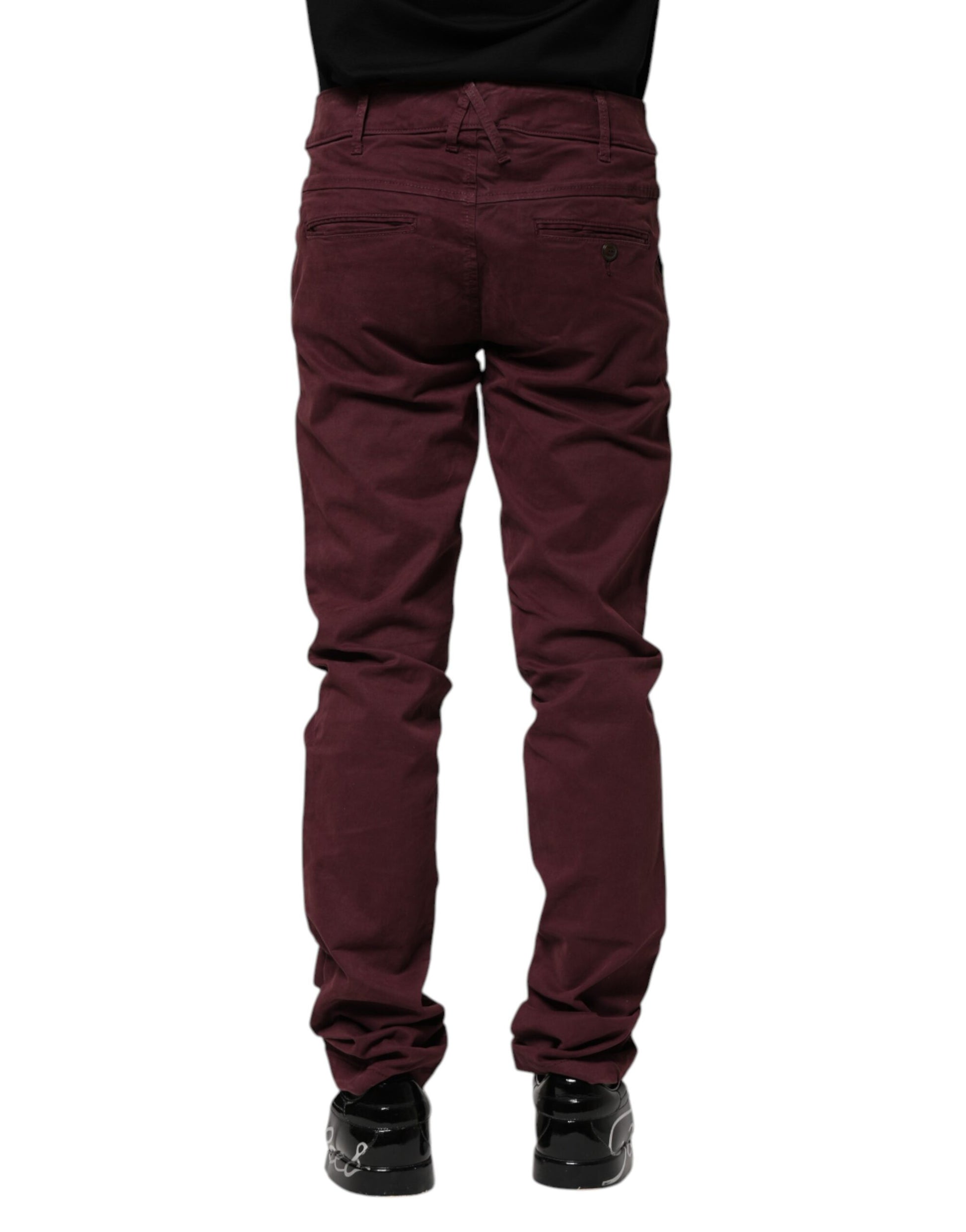 CYCLE Maroon Cotton Stretch Skinny Fit Men Denim Jeans CYCLE
