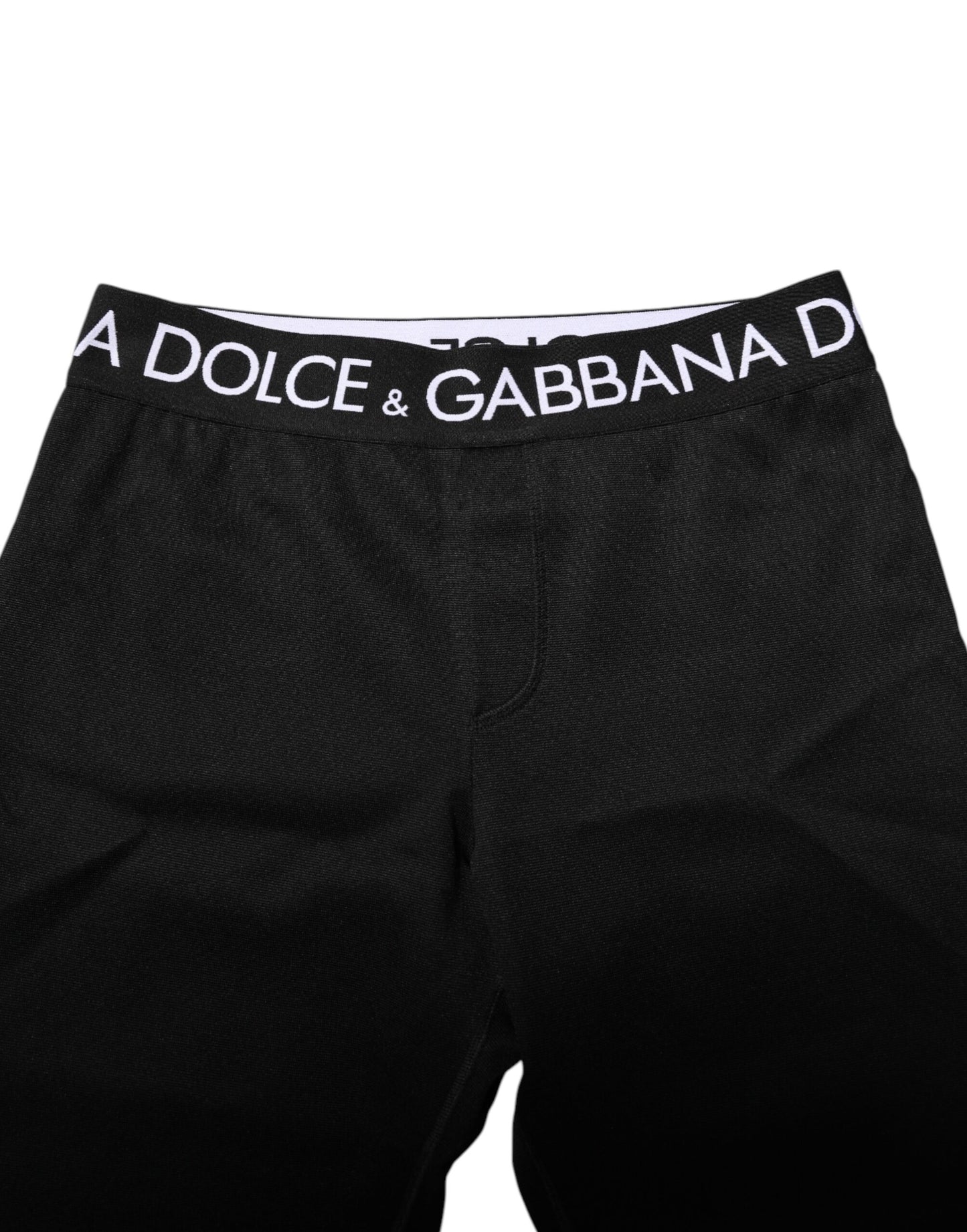 Dolce & Gabbana Black Nylon Skinny Men Jogger Pants Dolce & Gabbana