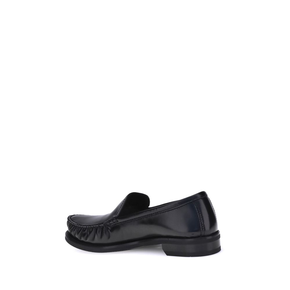 Prada Brushed Leather Loafers Prada