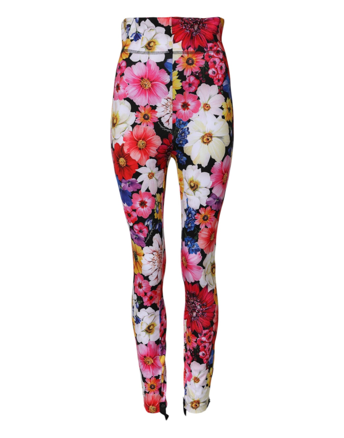Dolce & Gabbana Multicolor Floral High Waist Leggings Pants Dolce & Gabbana