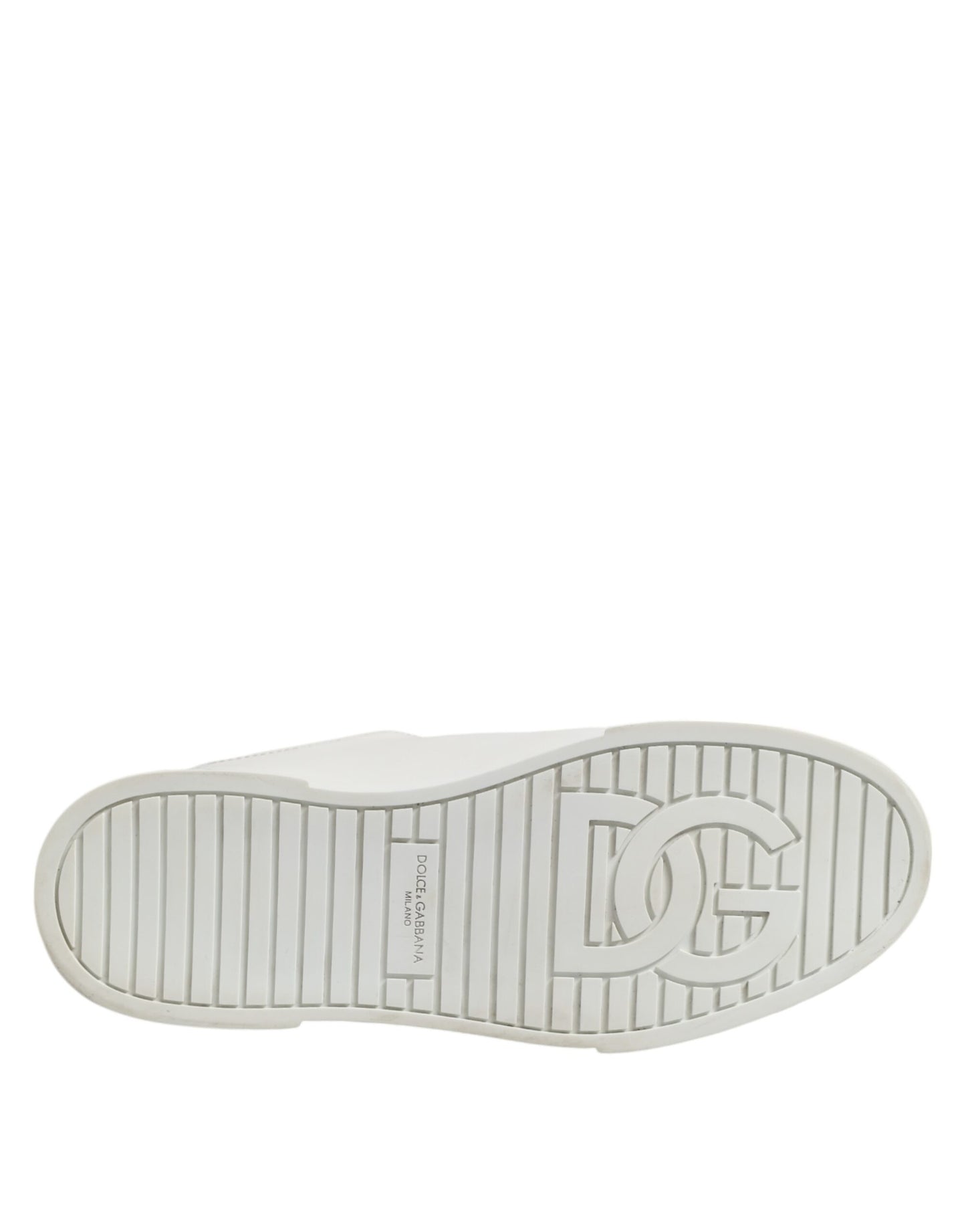 Dolce & Gabbana White Logo Lace Up Low Top Men Sneakers Shoes Dolce & Gabbana
