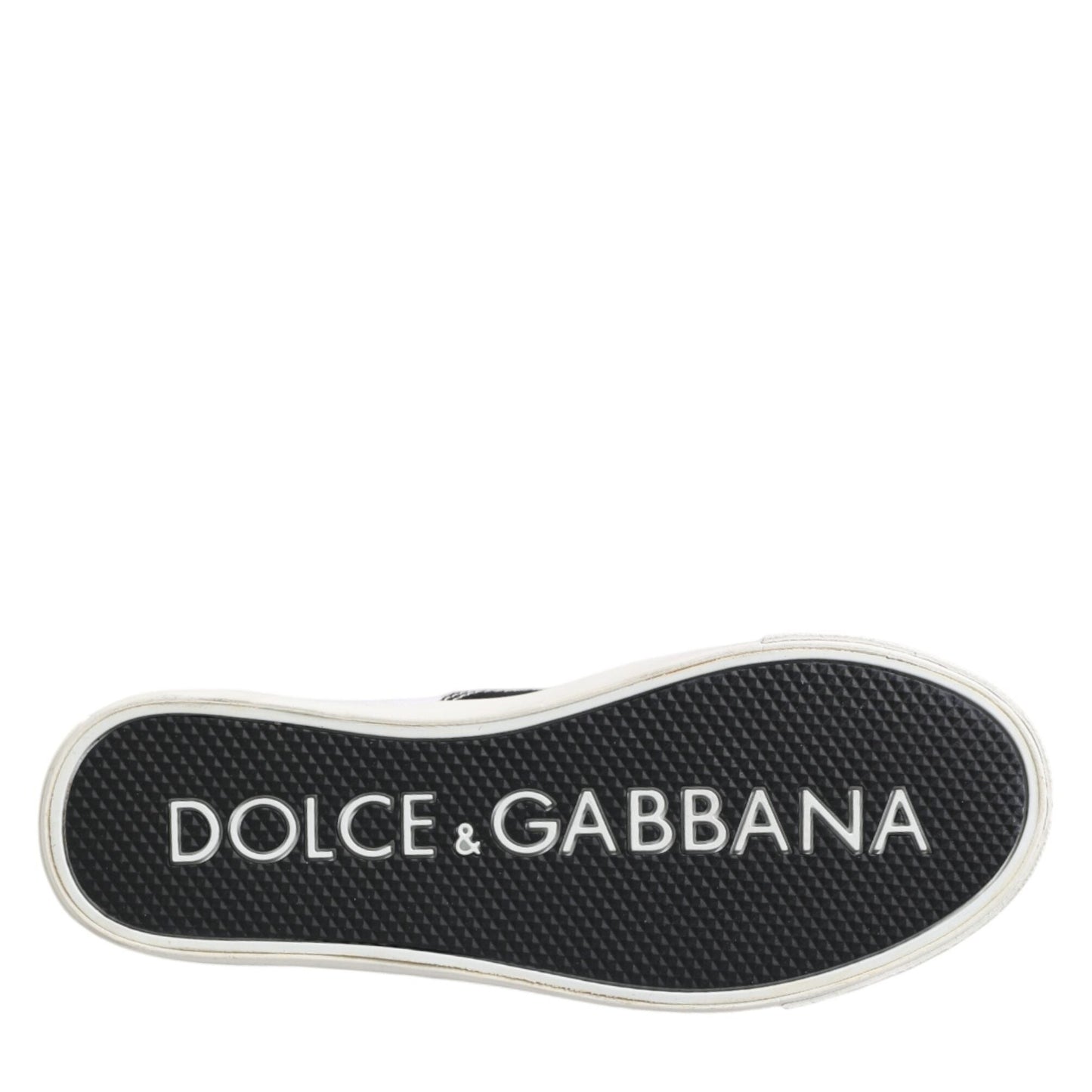 Dolce & Gabbana Black Cotton Canvas Lace Up Men Sneakers Shoes