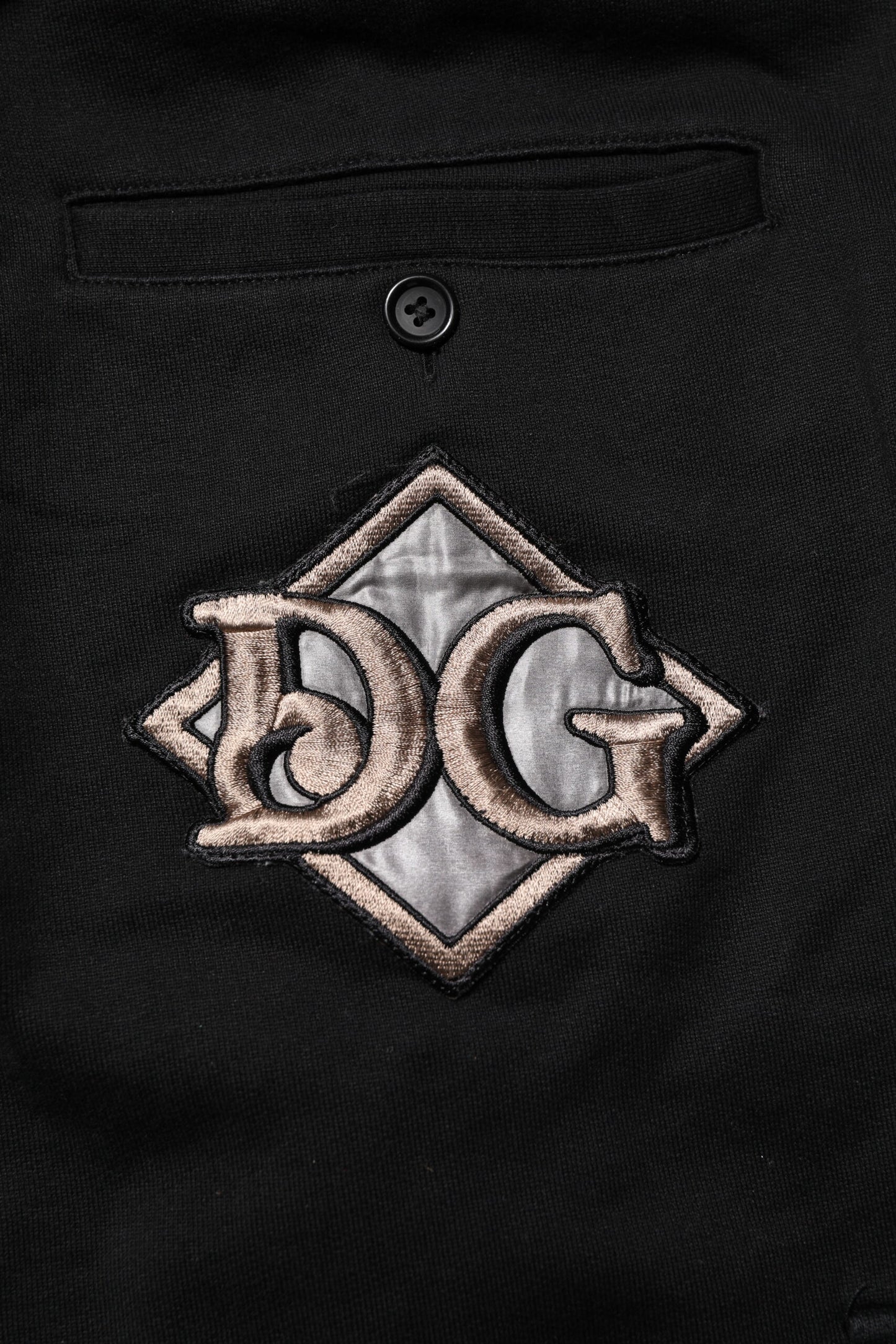 Dolce & Gabbana Black Cotton Logo Jogger Sweatpants Pants Dolce & Gabbana