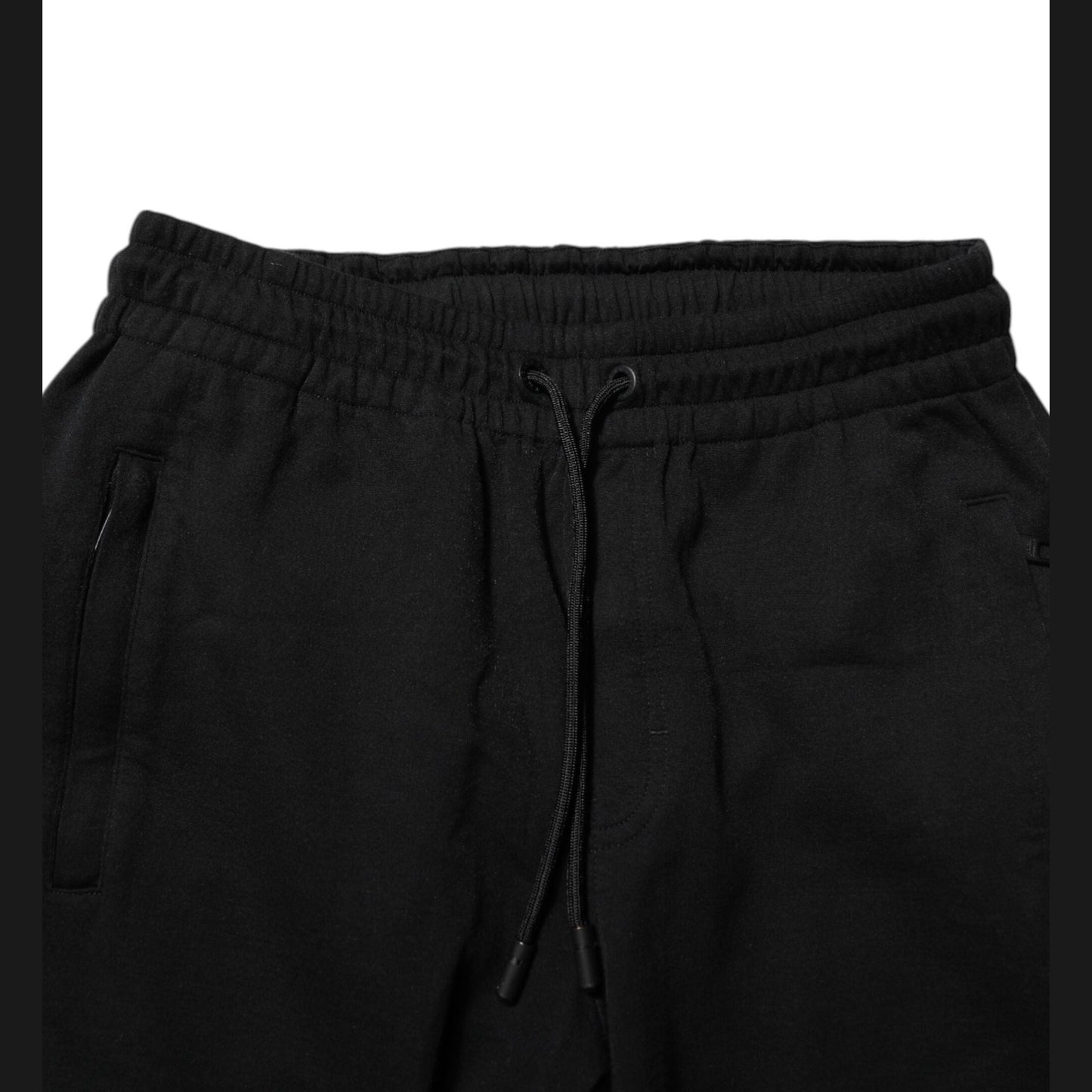 Dolce & Gabbana Black Cotton Men Jogger Sweatpants Pants