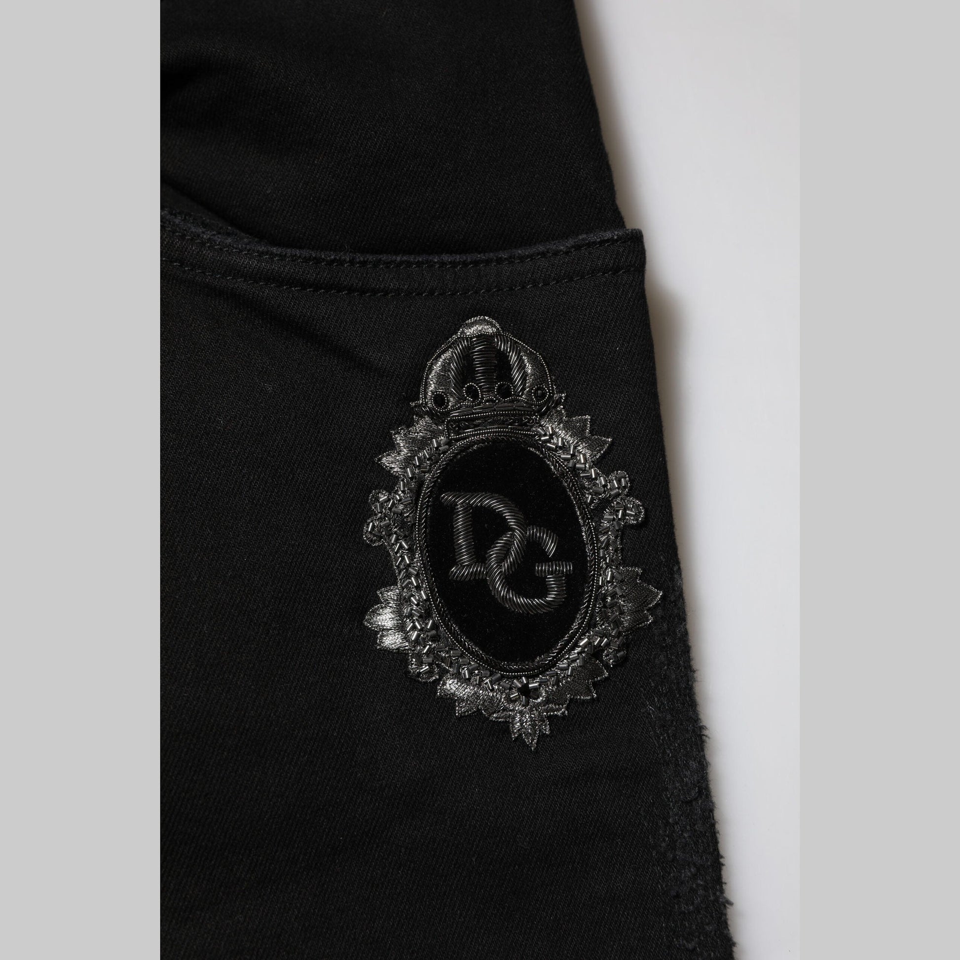 Dolce & Gabbana Black Cotton Skinny Men Denim Jeans Dolce & Gabbana