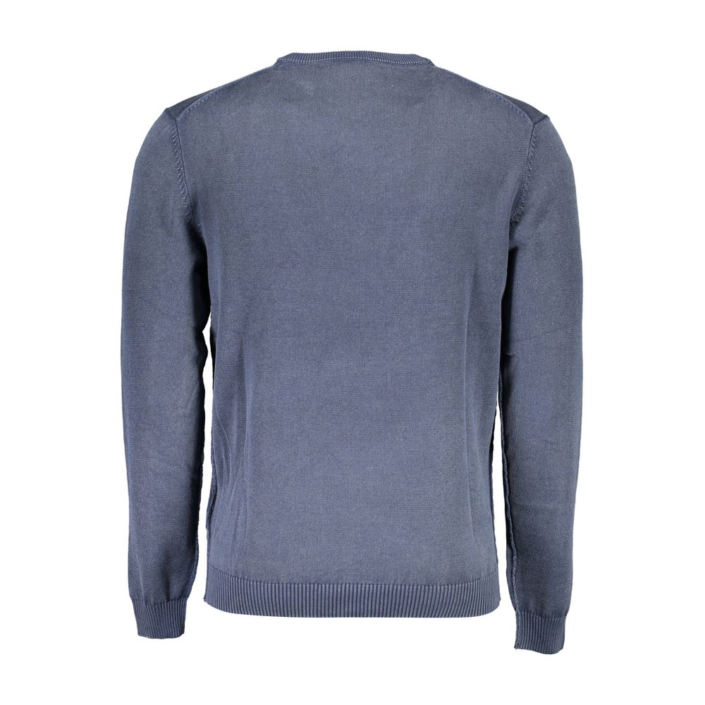 Guess Jeans Blue Cotton Sweater Guess Jeans