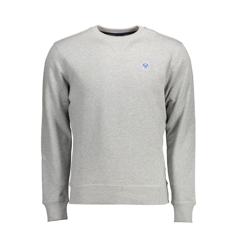 North Sails Gray Cotton Sweater North Sails