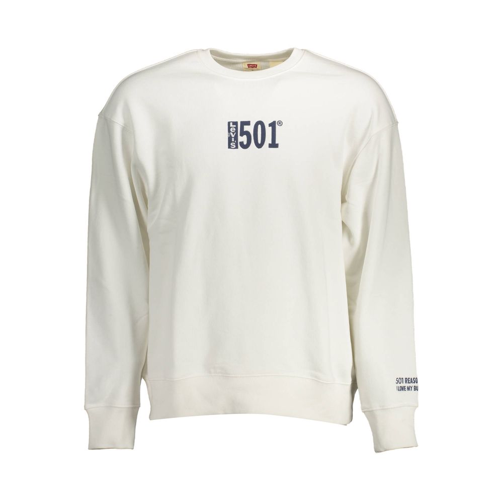 Levi's White Cotton Sweater Levi's