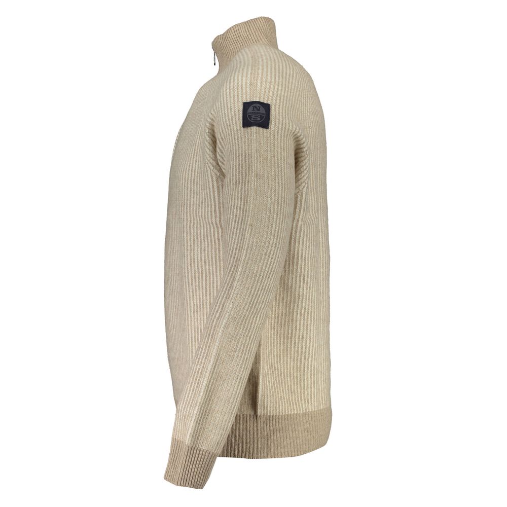 North Sails Beige Wool Sweater North Sails