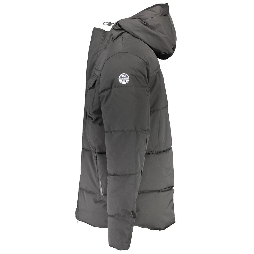 North Sails Black Polyester Jacket North Sails